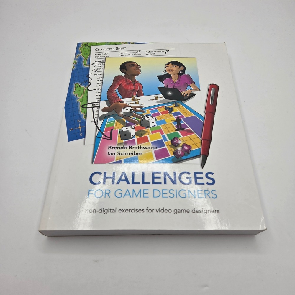 Challenges for Game Designers Brathwaite Schreiber Book Non-Digital Exercises PB